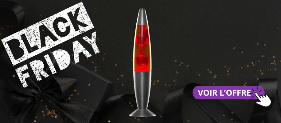 lampe à lave rouge black friday