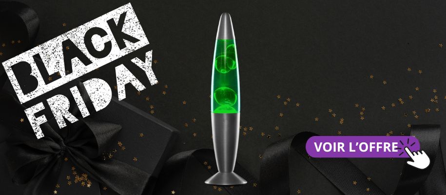 lampe à lave verte black friday