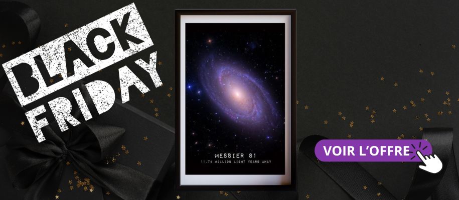 poster galaxie Black Friday