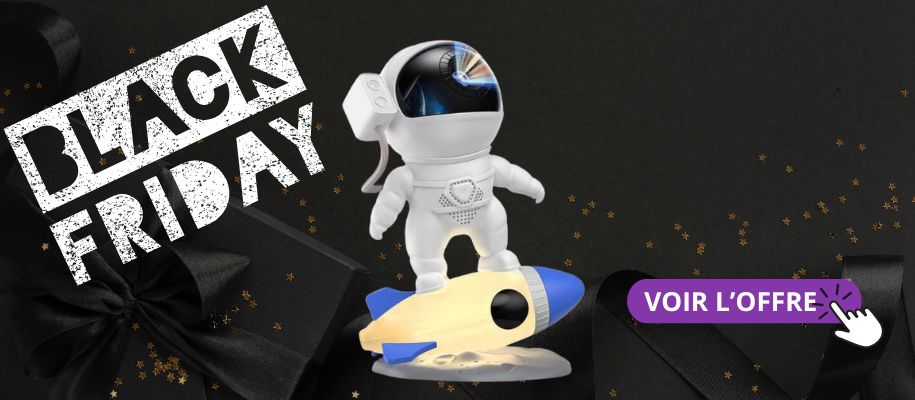 Robot Cosmonaute Projecteur Galaxie Black Friday