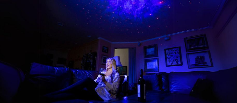 Projecteur Galaxie soirée relaxation