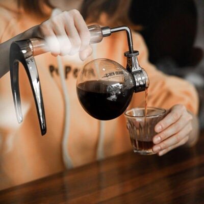 Cafetière à Dépression, Cafetière à Siphon