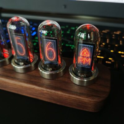 Horloge Nixie Steampunk