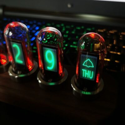 Horloge Nixie Steampunk