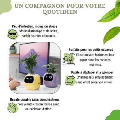 Pot de Fleur Connecté Intelligent