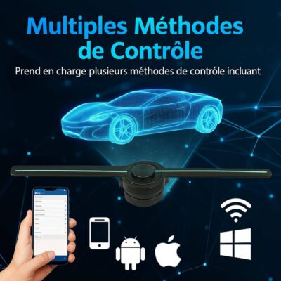 Ventilateur Hologramme 3D