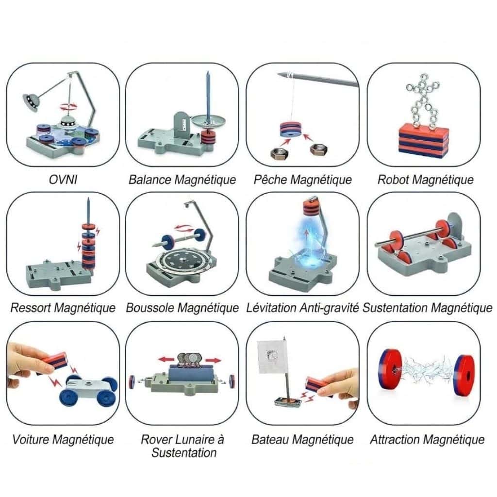 Magnetische Levitatie Kit 12 Experimenten Afbeelding 7