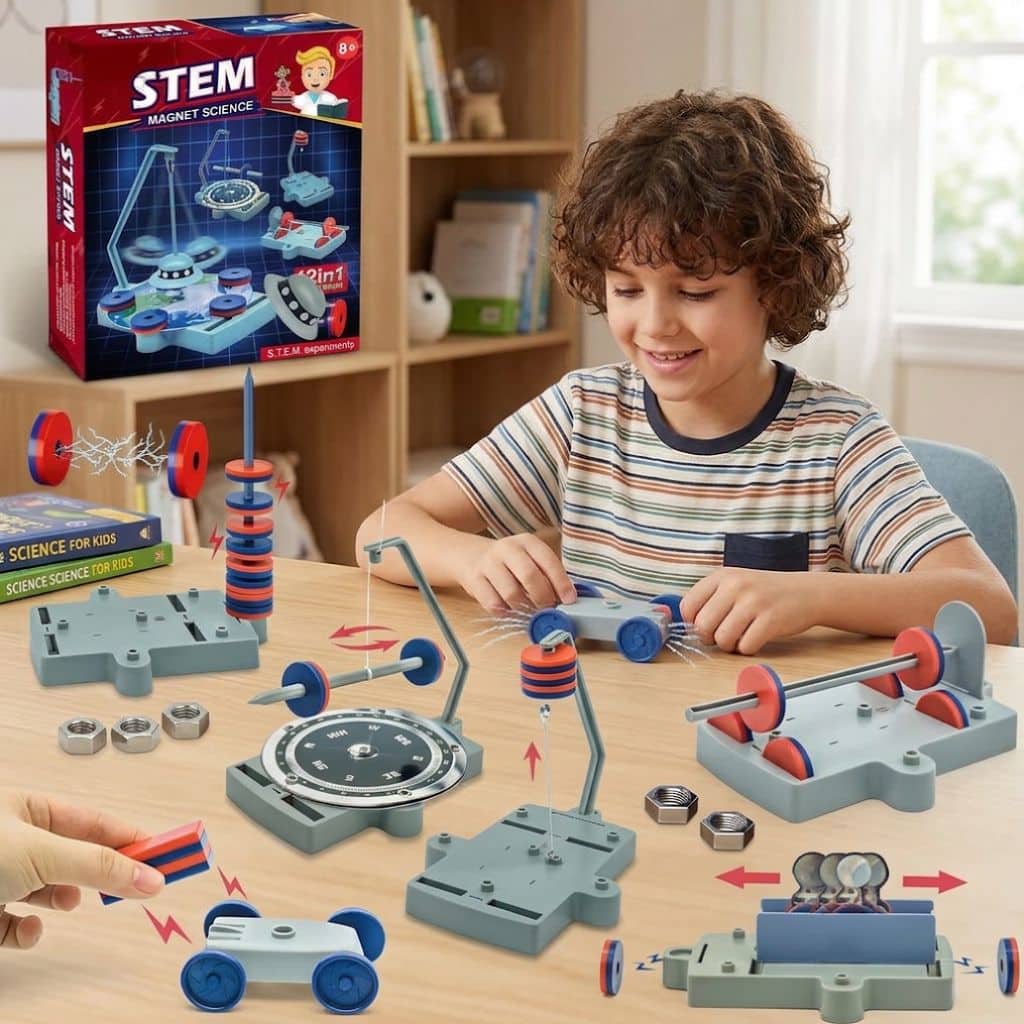 Magnetische Levitatie Kit 12 Experimenten Afbeelding 2