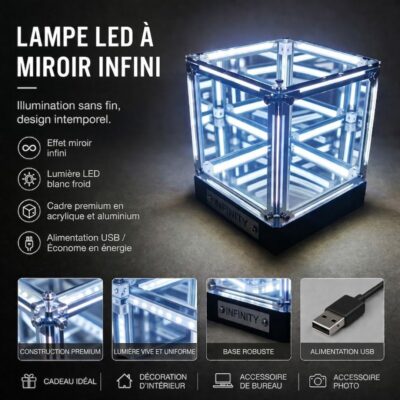 Infinity Mirror Kubus Afbeelding 5