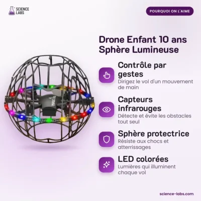 Kinderdrone 10 Jaar Lichtbol Afbeelding 3