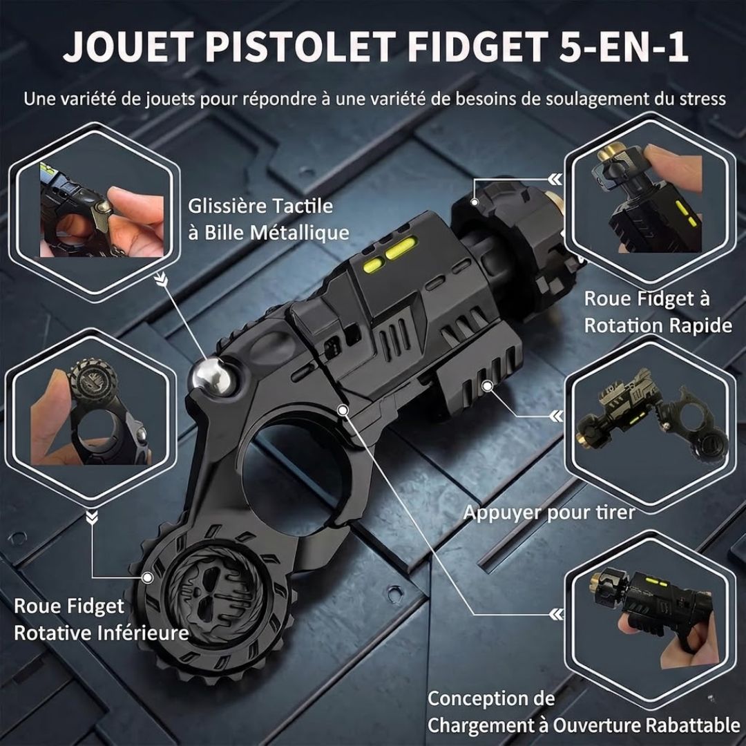 Fidget Gun Mini Pistool Afbeelding 6