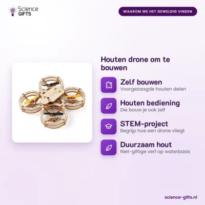 Houten drone om te bouwen