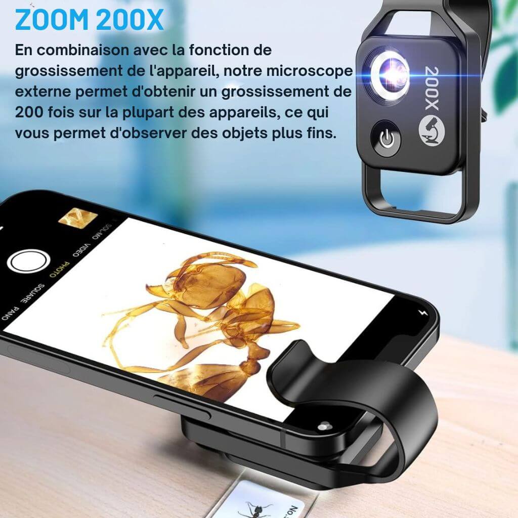 Smartphone Microscoop met Clip Afbeelding 5