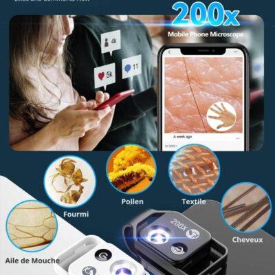 Smartphone Microscoop met Clip Afbeelding 6