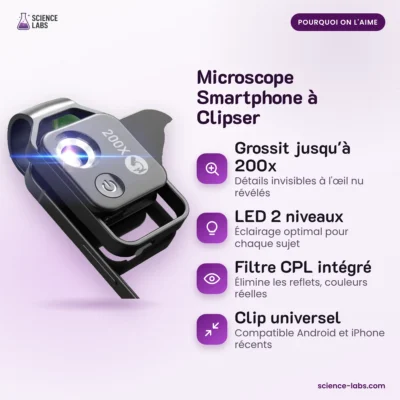 Smartphone Microscoop met Clip Afbeelding 3