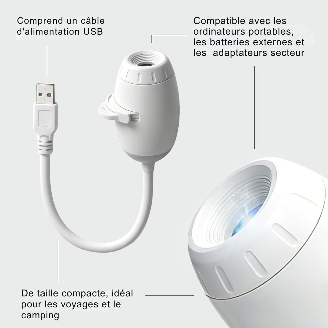 Mini Galaxy Projector USB Afbeelding 6