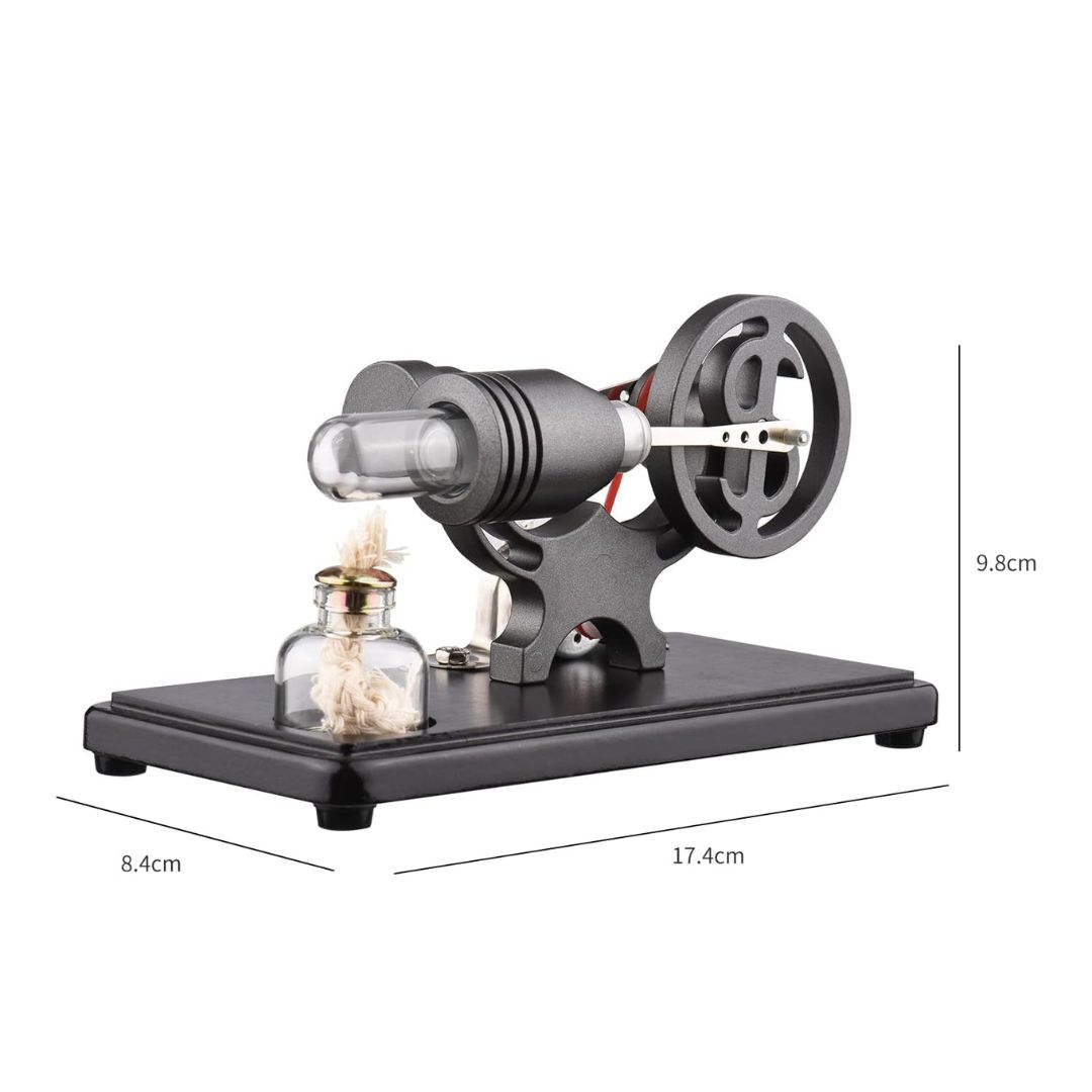 Stirlingmotor Zwart Afbeelding 8