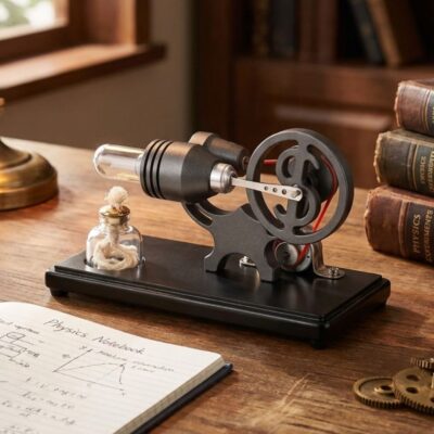 Stirlingmotor Zwart Afbeelding 2