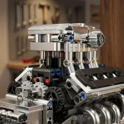 Motor bouwpakket supercar met elektromotor (737 delen)