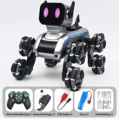 Stunt Robothond met 8 Wielen en Afstandsbediening