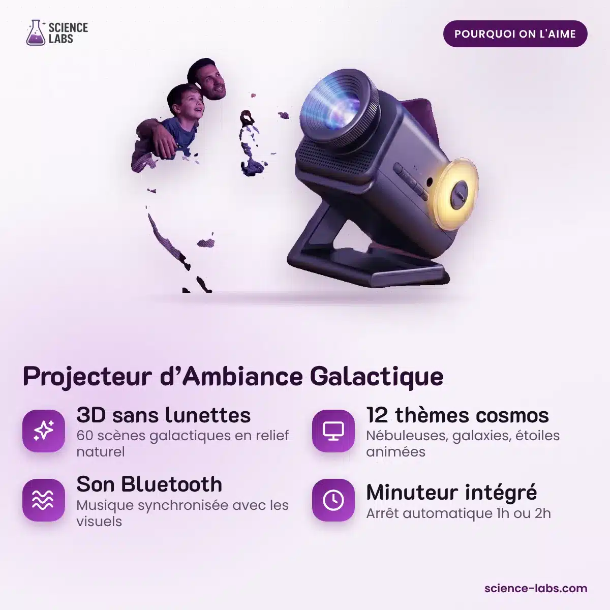 Galaxy Sfeerprojector Afbeelding 3