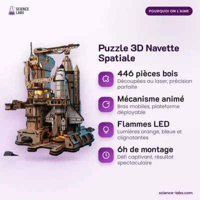 3D Puzzel Spaceshuttle Afbeelding 3