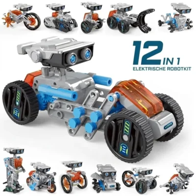 Robot bouwpakket 12-in-1 met oplaadbare accu