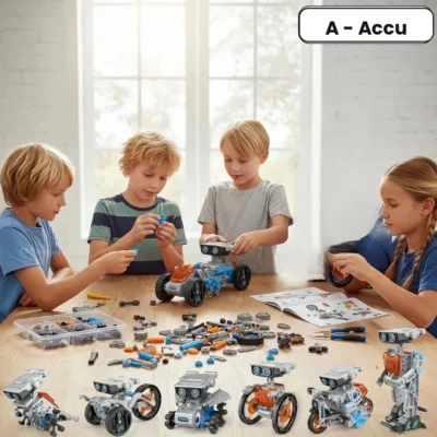 Robot bouwpakket 12-in-1 met oplaadbare accu