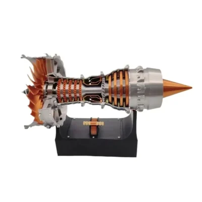 Straalmotor model TR900 turbofan in doorsnede