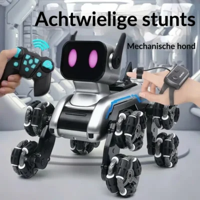 Stunt Robothond met 8 Wielen en Afstandsbediening