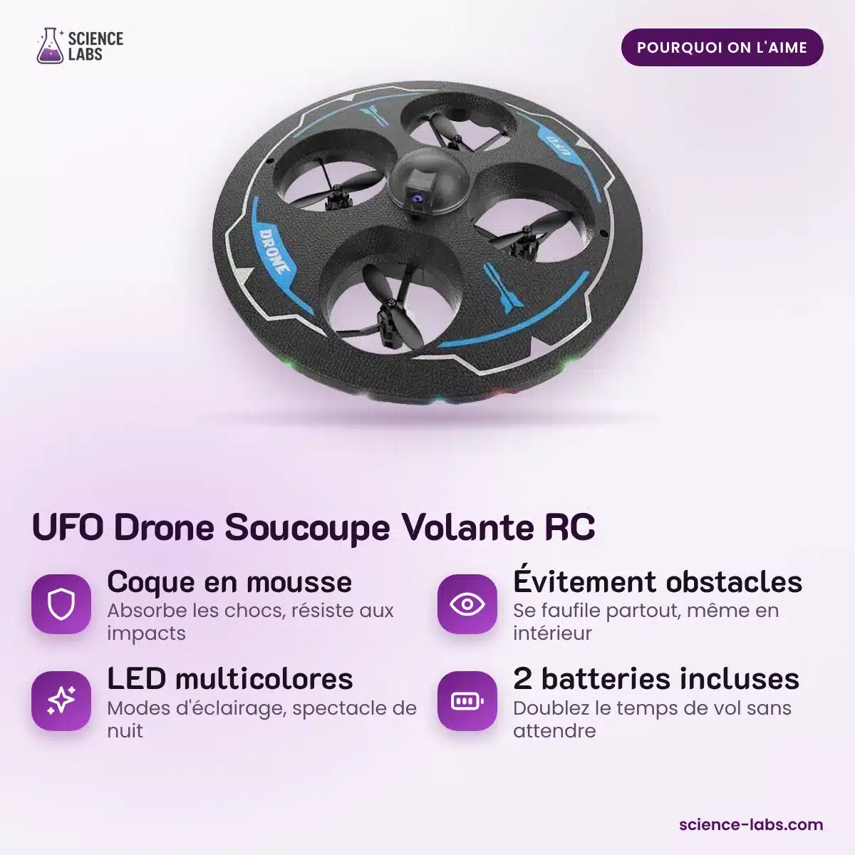 UFO Drone Vliegende Schotel Afbeelding 3