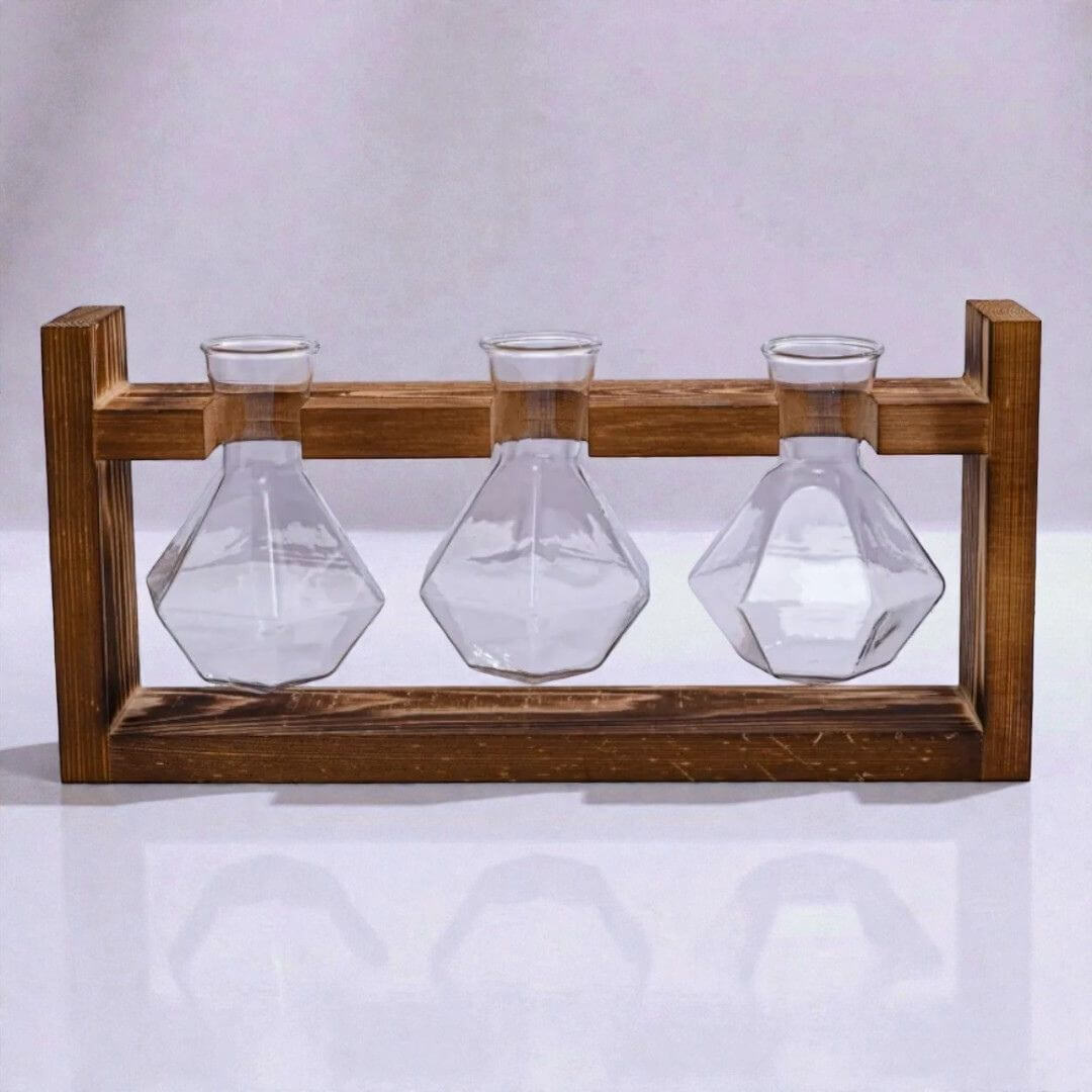 Bekerglas Vaas Stekjes Set van 3 Afbeelding 6