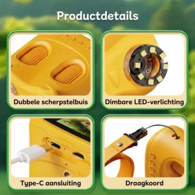 Verrekijker kind 2-in-1 met microscoop en scherm