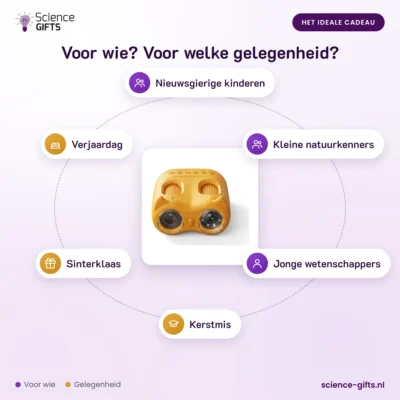 Verrekijker kind met microscoop