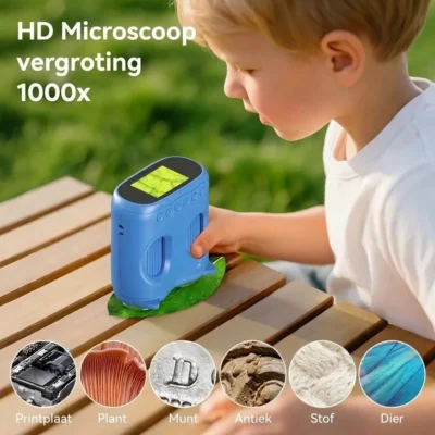 Verrekijker kind 2-in-1 met microscoop en scherm